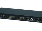 Monoprice 4x2 True Matrix High Speed HDMI Powered Switch with Remote Control 3D and x.v.Color Support