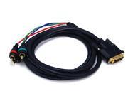 6ft DVI I to 3 RCA Component Video Cable DVI I 3 RCA