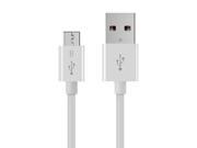 Monoprice Premium USB to Micro USB Charge Sync Cable 3ft with Ni plated White