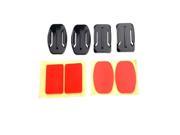 2 Flat Mounts 2 Curved Mounts with Adhesive Pads Set for Camera GoPro Hero 3 3 2 1 Black GP09