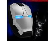 New Iron Man Mouse Wireless Mouse Gaming Mouse gamer Mute Button Silent Click 800 1200 1600 2400DPI Adjustable computer mice
