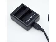 New Gopro hero 4 battery charger USB Dual port Charger for Gopro Hero 4 Gopro4 AHDBT 401 battery