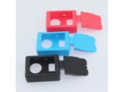 Silicone Rubber Protective Case Skin Cover For GoPro Hero 3 3 Camera Black Blue Red