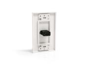 StarTech.com HDMIPLATE Single Outlet Female HDMI Wall Plate White