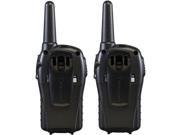Midland LXT500VP3 22 Channel GMRS Radio Pair Pack with Drop In Charger and Rechargeable Batteries Black