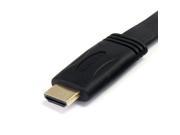 StarTech.com 10 ft Flat High Speed HDMI Cable with Ethernet Ultra HD 4k x 2k HDMI Cable HDMI to HDMI M M Flat HDMI Cable