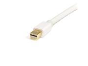 StarTech.com 1m 3 ft White Mini DisplayPort to DisplayPort 1.2 Adapter Cable M M DisplayPort 4k with HBR2 support Mini DP to DP Cable