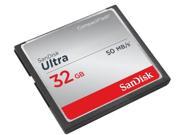 SanDisk Ultra 32GB CompactFlash Memory Card Speed Up To 50MB s SDCFHS 032G G46