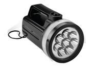 Journey s Edge 19 LED Flashlight Lantern with Ratcheting Stand Swivel Handle Black