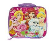 Princess Palace Pets Childrens Kids Boys Girls Insulated Lunch Pack School Lunch Box Picnic Bag