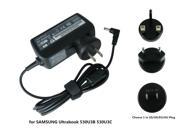 40W laptop AC power adapter charger for SAMSUNG Ultrabook 530U3B 530U3C US EU UK Plug 19V 2.1A