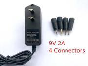 9V 2A Universal Tablet Laptop AC power adapter 5.5mm * 2.5mm with 4 converter connector