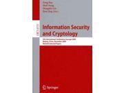 Information Security and Cryptology Lecture Notes in Computer Science