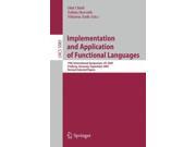Implementation and Application of Functional Languages Lecture Notes in Computer Science