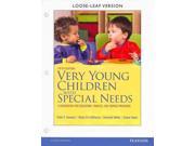 Very Young Children With Special Needs: A Foundation For Educators, Families, And Service Providers