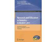 Research and Education in Robotics Eurobot 2011 Communications in Computer and Information Science