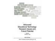 Advanced Educational Technology Research Issues and Future Potential NATO ASI Series F Special Programme on Advanced Educational Technology Computer and Syste