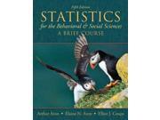 Statistics for the Behavioral and Social Sciences 5