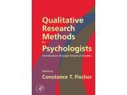 Qualitative Research Methods For Psychologists