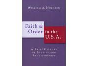 Faith and Order in the U.S.A.