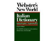 Webster's New World Italian Dictionary/italian/english-english/italian Concise