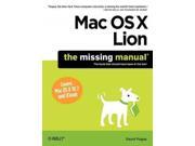 Mac OS X Lion The Missing Manual Missing Manual