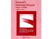Thomas Calculus Early Transcendentals Single Variable