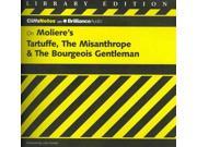 CliffsNotes On Moliere s Tartuffe The Misanthrope The Bourgeois Gentleman Library Edition CliffsNotes