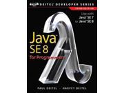 Java SE 8 for Programmers Deitel Developer