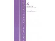 Code Of Federal Regulations Title 32 National Defense