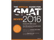 The Official Guide for GMAT Review 2016 with Online Question Bank and Exclusive Video Official Guide for GMAT Review