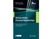 Human Robot Personal Relationships