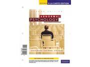 Abnormal Psychology: Core Concepts