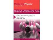 College Physics A Strategic Approach MasteringPhysics Access Code Includes Pearson eText
