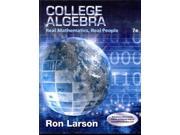 College Algebra Real Mathematics Real People