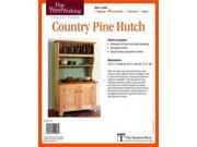 Country Pine Hutch Intermediate Fine Woodworking Project Plans