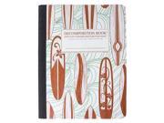Classic Surfboards Decomposition Book College ruled Composition Notebook With 100% Post consumer waste Recycled Pages