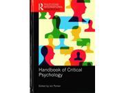 Handbook of Critical Psychology Routledge International Handbooks