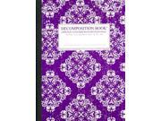 Victoria Purple Decomposition Book College ruled Composition Notebook With 100% Post consumer waste Recycled Pages