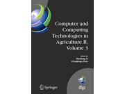 Computer and Computing Technologies in Agriculture 2 Ifip Advances in Information and Communication Technology
