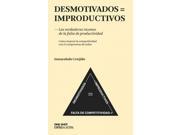 Desmotivados = Improductivos Unmotivated = Unproductive