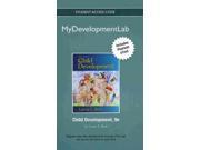 Child Development MyDevelopmentLab Access Code Includes Pearson Etext