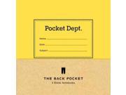 The Back Pocket 3 Blank Notebooks Pocket Department