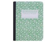 Parsley Decomposition Book College ruled Composition Notebook With 100% Post Consumer Waste Recycled Pages NTB