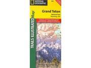 National Geographic Trails Illustrated Map Grand Teton National Park Wyoming USA Trails Illustrated