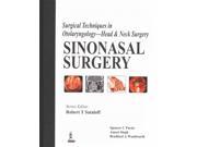 Sinonasal Surgery Surgical Techniques in Otolaryngology Head Neck Surgery 1