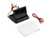 4.3 LCD TFT Foldable Color Monitor Screen For Car Reverse Rearview Camera
