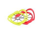 Apple Slicer Cutter Corer Divider Plastic Stainless Steel Kitchen Fruit Tool for family