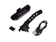 Bicycle Bike Head Front Rear Tail LED Light USB Rechargeable 100 Lumens