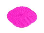 1 x Silicone Makeup Brush Cleaner Washing Scrubber Board Cleaning Mat Pad